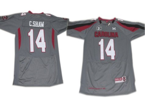 South Carolina Gamecocks #14 Connor Shaw Gray Jerseys,We sell and wholesale South Carolina Gamecocks #14 Connor Shaw Gray Jerseys on line form chian!