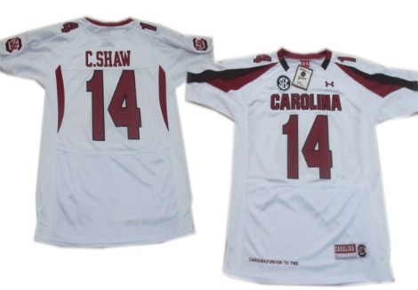South Carolina Gamecocks #14 Connor Shaw White Jerseys,We sell and wholesale South Carolina Gamecocks #14 Connor Shaw White Jerseys on line form chian!
