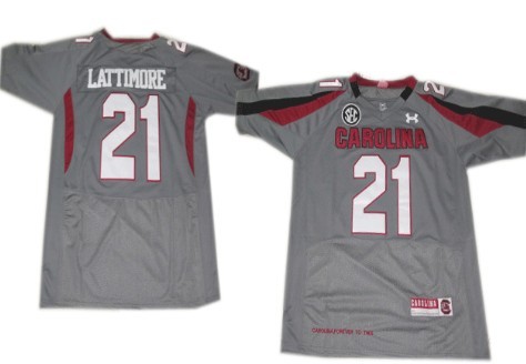 South Carolina Gamecocks #21 Marcus Lattimore Gray Jerseys,We sell and wholesale South Carolina Gamecocks #21 Marcus Lattimore Gray Jerseys on line form chian!