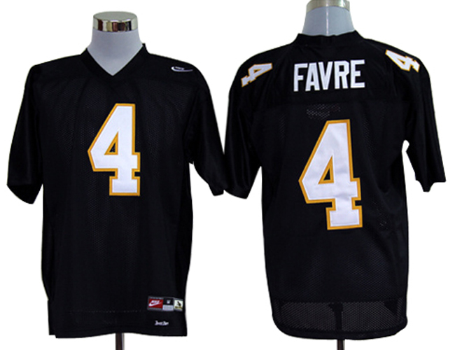 Southern Mississippi Golden Eagles #4 Favre Black Jerseys,We sell and wholesale Southern Mississippi Golden Eagles #4 Favre Black Jerseys on line form chian!