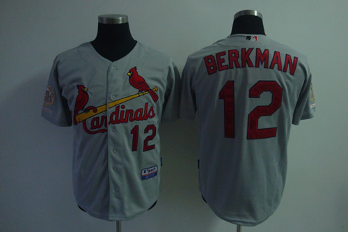 St Louis Cardinals #12 berkman gray Jerseys,We sell and wholesale St Louis Cardinals #12 berkman gray Jerseys on line form chian!