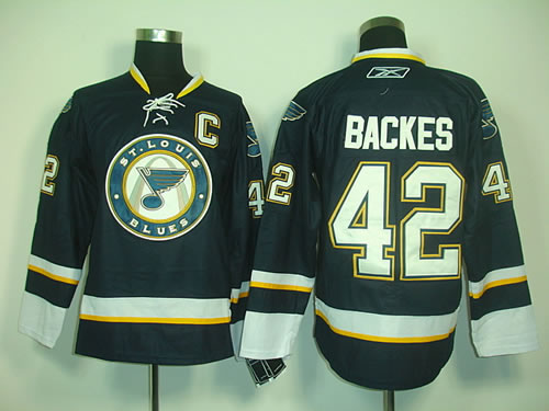 St.Louis Blues #42 Backes Black C Patch Jerseys,We sell and wholesale St.Louis Blues #42 Backes Black C Patch Jerseys on line form chian!