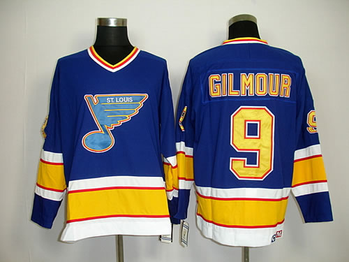 St.Louis Blues #9 Gilmour blue Jerseys,We sell and wholesale St.Louis Blues #9 Gilmour blue Jerseys on line form chian!