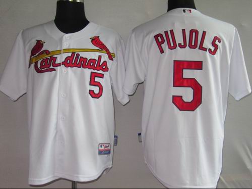 St.Louis Cardinals #5 Albert Pujols white Jerseys,We sell and wholesale St.Louis Cardinals #5 Albert Pujols white Jerseys on line form chian!