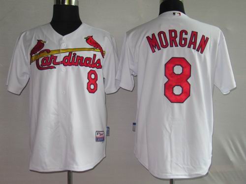 St.Louis Cardinals #8 Morgan white Jerseys,We sell and wholesale St.Louis Cardinals #8 Morgan white Jerseys on line form chian!