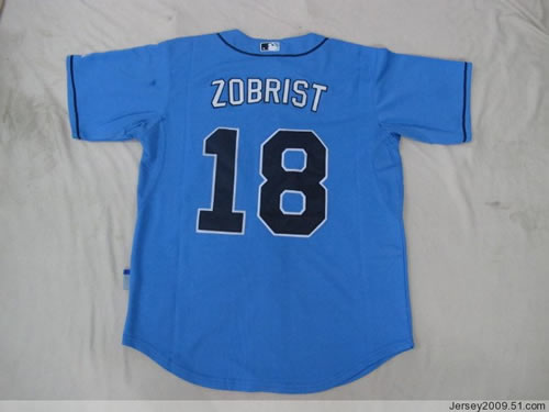 Tampa Bay Rays #18 Zobrist Blue Jerseys.,We sell and wholesale Tampa Bay Rays #18 Zobrist Blue Jerseys. on line form chian!