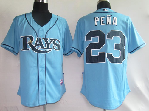 Tampa Bay Rays #23 Pena light blue Jerseys,We sell and wholesale Tampa Bay Rays #23 Pena light blue Jerseys on line form chian!