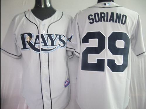 Tampa Bay Rays #29 SORIANO Grey Jerseys,We sell and wholesale Tampa Bay Rays #29 SORIANO Grey Jerseys on line form chian!