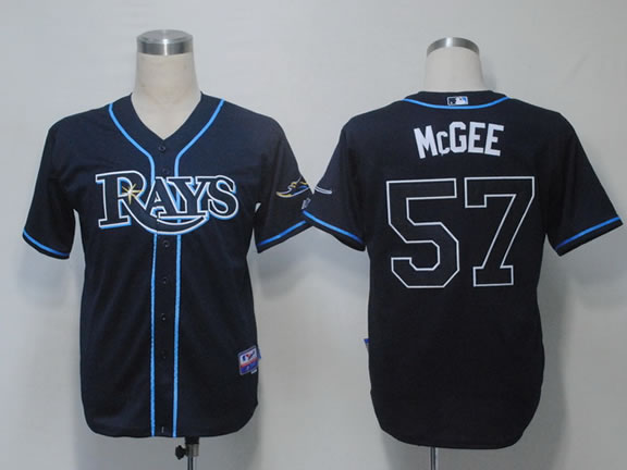 Tampa Bay Rays #57 Mcgee Dark Blue Cool Base Jerseys,We sell and wholesale Tampa Bay Rays #57 Mcgee Dark Blue Cool Base Jerseys on line form chian!