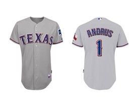 Texas Rangers #1 Andrus Gray Jerseys,We sell and wholesale Texas Rangers #1 Andrus Gray Jerseys on line form chian!