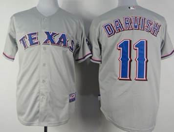 Texas Rangers #11 Yu Darvish Gray Jerseys,We sell and wholesale Texas Rangers #11 Yu Darvish Gray Jerseys on line form chian!