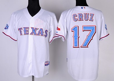 Texas Rangers #17 Nelson Cruz White 40TH Jerseys,We sell and wholesale Texas Rangers #17 Nelson Cruz White 40TH Jerseys on line form chian!