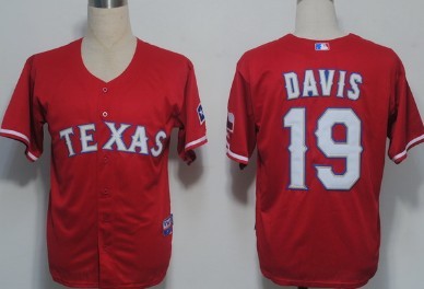 Texas Rangers #19 Davis Red Jerseys,We sell and wholesale Texas Rangers #19 Davis Red Jerseys on line form chian!