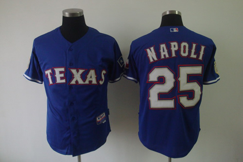 Texas Rangers #25 NAPOLI NEW BLUE Jerseys,We sell and wholesale Texas Rangers #25 NAPOLI NEW BLUE Jerseys on line form chian!