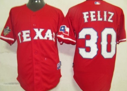 Texas Rangers #30 Feliz Red Jerseys,We sell and wholesale Texas Rangers #30 Feliz Red Jerseys on line form chian!