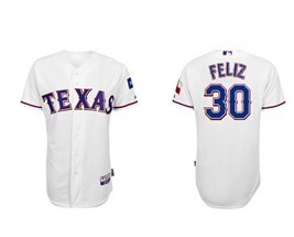 Texas Rangers #30 Feliz White Jerseys,We sell and wholesale Texas Rangers #30 Feliz White Jerseys on line form chian!