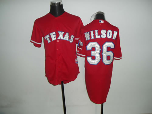 Texas Rangers #36 WILSON red Jerseys,We sell and wholesale Texas Rangers #36 WILSON red Jerseys on line form chian!