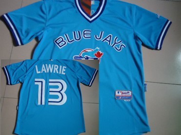 Toronto Blue Jays #13 Brett Lawrie Light Blue Jerseys,We sell and wholesale Toronto Blue Jays #13 Brett Lawrie Light Blue Jerseys on line form chian!