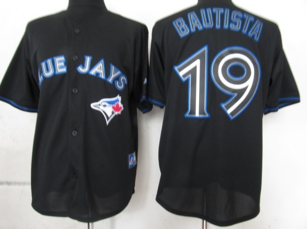Toronto Blue Jays #19 Bautista Black Jerseysys,We sell and wholesale Toronto Blue Jays #19 Bautista Black Jerseysys on line form chian!