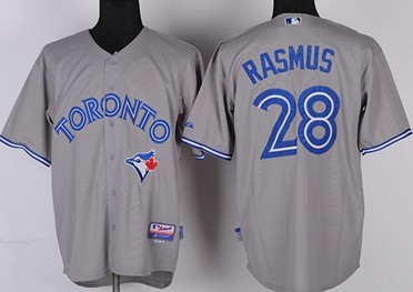 Toronto Blue Jays #28 Colby Rasmus 2012 Gray Jerseys,We sell and wholesale Toronto Blue Jays #28 Colby Rasmus 2012 Gray Jerseys on line form chian!
