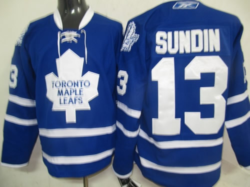 Toronto Maple Leafs #13 Sundin Blue with rope Jerseys,We sell and wholesale Toronto Maple Leafs #13 Sundin Blue with rope Jerseys on line form chian!