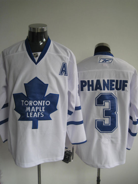 Toronto Maple Leafs #3 Phaneuf white Jerseys,We sell and wholesale Toronto Maple Leafs #3 Phaneuf white Jerseys on line form chian!