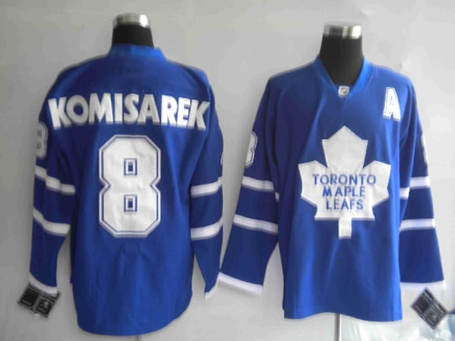 Toronto Maple Leafs #8 KOMISAREK Blue Jerseys,We sell and wholesale Toronto Maple Leafs #8 KOMISAREK Blue Jerseys on line form chian!