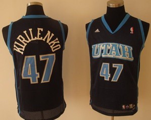 Utah Jazz #47 KIRLENKO dark blue Jerseys,We sell and wholesale Utah Jazz #47 KIRLENKO dark blue Jerseys on line form chian!