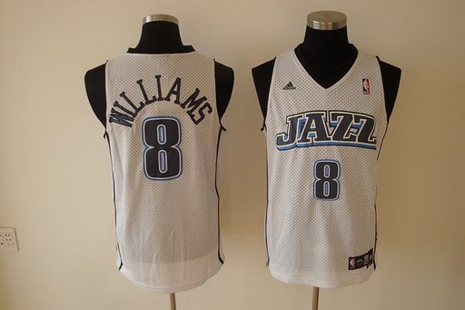 Utah Jazz #8 Deron Williams white Jerseys,We sell and wholesale Utah Jazz #8 Deron Williams white Jerseys on line form chian!