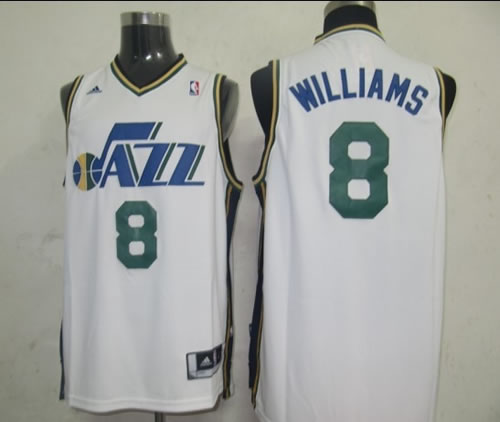 Utah Jazz #8 WILLIAMS White Swingman Jerseys,We sell and wholesale Utah Jazz #8 WILLIAMS White Swingman Jerseys on line form chian!