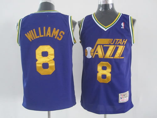 Utah Jazz #8 Williams purple Jerseys,We sell and wholesale Utah Jazz #8 Williams purple Jerseys on line form chian!