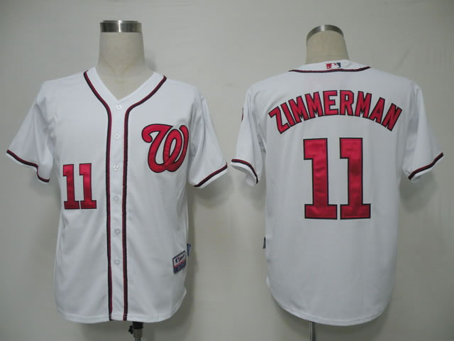 Washington Nationals #11 Zimmerman White Cool Base Jerseys,We sell and wholesale Washington Nationals #11 Zimmerman White Cool Base Jerseys on line form chian!