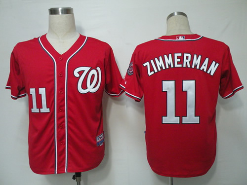 Washington Nationals #11 Zimmerman red cool base Jerseys,We sell and wholesale Washington Nationals #11 Zimmerman red cool base Jerseys on line form chian!