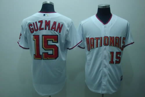 Washington Nationals #15 Guzman white Jerseys,We sell and wholesale Washington Nationals #15 Guzman white Jerseys on line form chian!