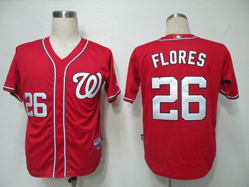 Washington Nationals #26 Floresred cool base Jerseys,We sell and wholesale Washington Nationals #26 Floresred cool base Jerseys on line form chian!