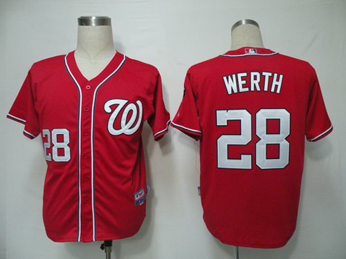 Washington Nationals #28 Werth red cool base Jerseys,We sell and wholesale Washington Nationals #28 Werth red cool base Jerseys on line form chian!