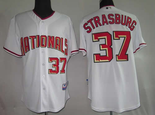 Washington Nationals #37 Strasburg white Jerseys,We sell and wholesale Washington Nationals #37 Strasburg white Jerseys on line form chian!
