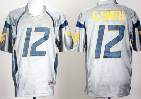 West Virginia Mountaineers #12 Geno Smith Gray Jerseys,We sell and wholesale West Virginia Mountaineers #12 Geno Smith Gray Jerseys on line form chian!