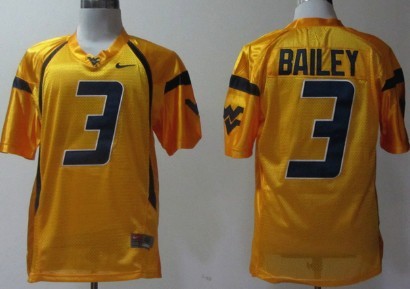 West Virginia Mountaineers #3 Stedman Bailey Yellow Jerseys,We sell and wholesale West Virginia Mountaineers #3 Stedman Bailey Yellow Jerseys on line form chian!