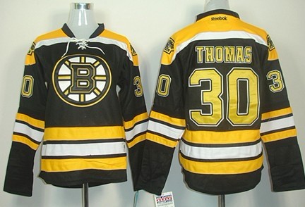 Women's Boston Bruins #30 Tim Thomas Black Jerseys,We sell and wholesale Women's Boston Bruins #30 Tim Thomas Black Jerseys on line form chian!