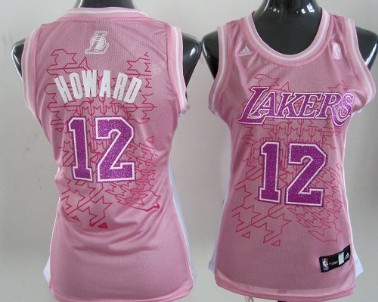 Women's Los Angeles Lakers #12 Dwight Howard Pink Jerseys,We sell and wholesale Women's Los Angeles Lakers #12 Dwight Howard Pink Jerseys on line form chian!