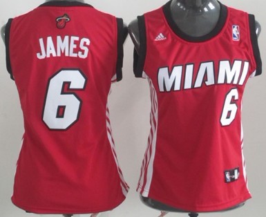 Women's Miami Heat #6 LeBron James Revolution 30 Swingman Red Jerseys,We sell and wholesale Women's Miami Heat #6 LeBron James Revolution 30 Swingman Red Jerseys on line form chian!