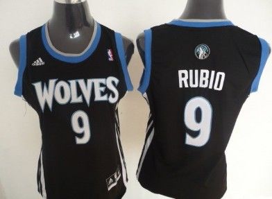 Women's Minnesota Timberwolves #9 Ricky Rubio Black Jerseys,We sell and wholesale Women's Minnesota Timberwolves #9 Ricky Rubio Black Jerseys on line form chian!