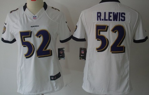Women's Nike Limited Baltimore Ravens #52 Ray Lewis White Jerseys,We sell and wholesale Women's Nike Limited Baltimore Ravens #52 Ray Lewis White Jerseys on line form chian!