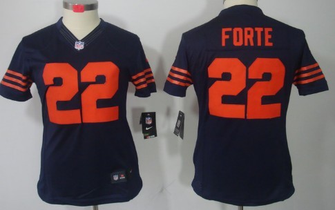 Women's Nike Limited Chicago Bears #22 Matt Forte Blue With Orange Jerseys,We sell and wholesale Women's Nike Limited Chicago Bears #22 Matt Forte Blue With Orange Jerseys on line form chian!
