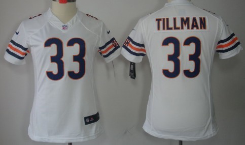 Women's Nike Limited Chicago Bears #33 Charles Tillman White Jerseys,We sell and wholesale Women's Nike Limited Chicago Bears #33 Charles Tillman White Jerseys on line form chian!