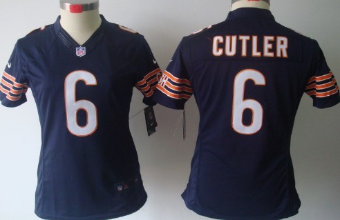 Women's Nike Limited Chicago Bears #6 Jay Cutler Blue Jerseys,We sell and wholesale Women's Nike Limited Chicago Bears #6 Jay Cutler Blue Jerseys on line form chian!