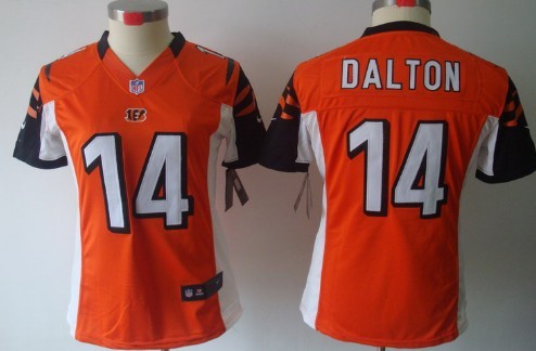 Women's Nike Limited Cincinnati Bengals #14 Andy Dalton Orange Jerseys,We sell and wholesale Women's Nike Limited Cincinnati Bengals #14 Andy Dalton Orange Jerseys on line form chian!