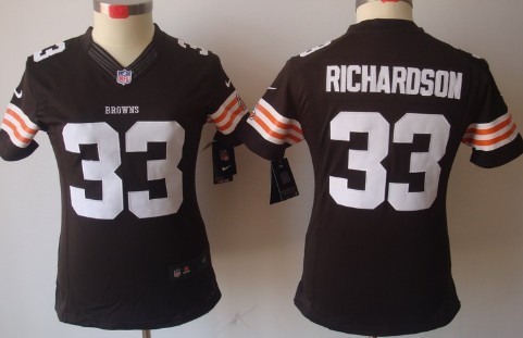 Women's Nike Limited Cleveland Browns #33 Trent Richardson Brown Jerseys,We sell and wholesale Women's Nike Limited Cleveland Browns #33 Trent Richardson Brown Jerseys on line form chian!