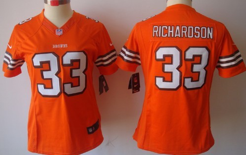 Women's Nike Limited Cleveland Browns #33 Trent Richardson Orange Jerseys,We sell and wholesale Women's Nike Limited Cleveland Browns #33 Trent Richardson Orange Jerseys on line form chian!